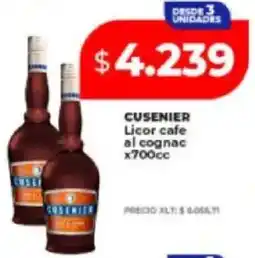 Supermayorista Vital Cusenier licor cafe al cognac oferta