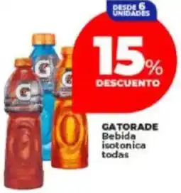 Supermayorista Vital Gatorade bebida isotonica todas oferta