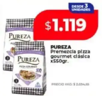 Supermayorista Vital Pureza premezcla pizzá gourmet clásica oferta