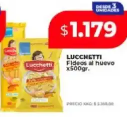 Supermayorista Vital Lucchetti fideos al huevo oferta