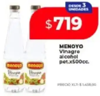 Supermayorista Vital Menoyo vinagre alcohol pet. oferta