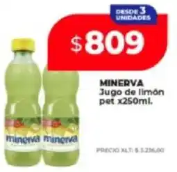 Supermayorista Vital Minerva jugo de limón pet oferta