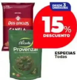 Supermayorista Vital Especias todas oferta