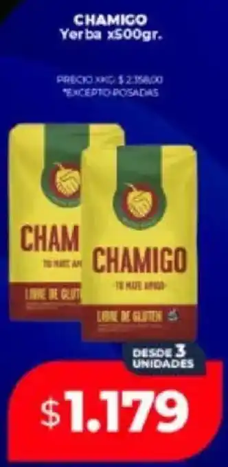Supermayorista Vital Chamigo yerba oferta