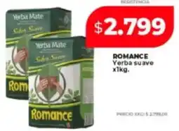 Supermayorista Vital Romance yerba suave oferta