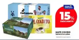 Supermayorista Vital Mate cocido seleccionados oferta