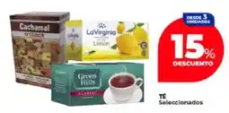 Supermayorista Vital Té seleccionados oferta