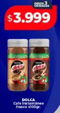 Supermayorista Vital Dolca cafe instantáneo frasco oferta