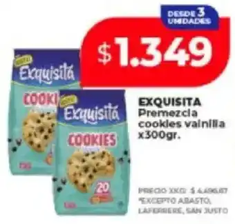 Supermayorista Vital Exquisita premezcla cookies vainilla oferta