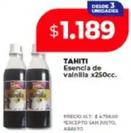 Supermayorista Vital Tahiti esencia de vainilla oferta