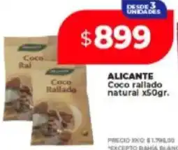 Supermayorista Vital Alicante coco rallado natural oferta