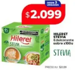 Supermayorista Vital Hileret stevia edulcorante sobre oferta