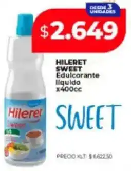 Supermayorista Vital Hileret sweet edulcorante liquido oferta