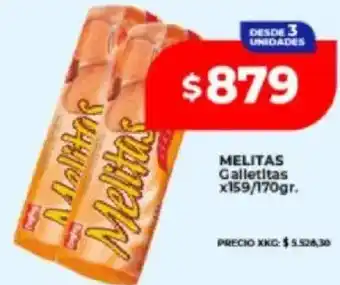 Supermayorista Vital Melitas galletitas oferta