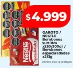 Supermayorista Vital Nestlé garoto / bombones surtidos oferta