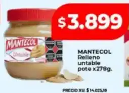 Supermayorista Vital Mantecol relleno untable pote oferta