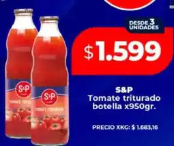 Supermayorista Vital S&p tomate triturado botella oferta
