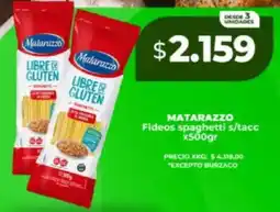 Supermayorista Vital Matarazzo fideos spaghetti s/tacc oferta