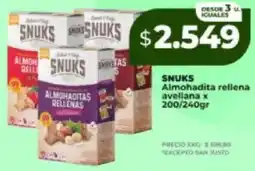 Supermayorista Vital Snuks almohadita rellena avellana oferta