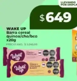 Supermayorista Vital Wake up barra cereal quinoa/cho oferta