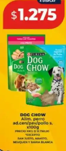 Supermayorista Vital Dog chow alim. perro ad.cen/pav/pollo oferta