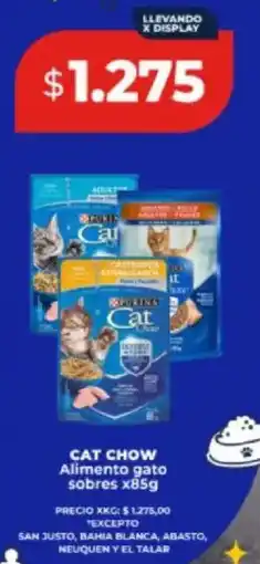 Supermayorista Vital Cat chow alimento gato sobres oferta