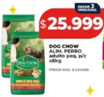 Supermayorista Vital Dog chow alim. perro adulto peq. p/c oferta