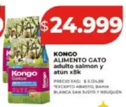 Supermayorista Vital Kongo alimento gato adulto salmon y atún oferta
