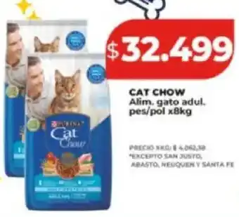 Supermayorista Vital Cat chow alim, gato adul. pes/pol oferta