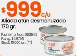 Changomas Aliada atún desmenuzado oferta