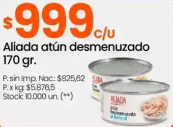 Changomas Aliada atún desmenuzado oferta