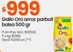 Changomas Gallo oro arroz parboil bolsa oferta