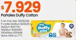 Changomas Duffy cotton pañales oferta