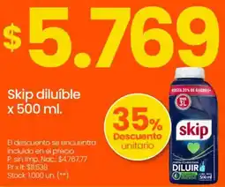 Changomas Skip diluíble oferta