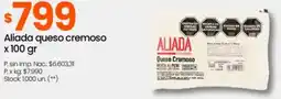 Changomas Aliada queso cremoso oferta