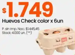 Changomas Huevos check color oferta
