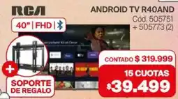 Naldo Lombardi RCA Android tv 40" oferta