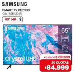 Naldo Lombardi Samsung smart tv 55" oferta