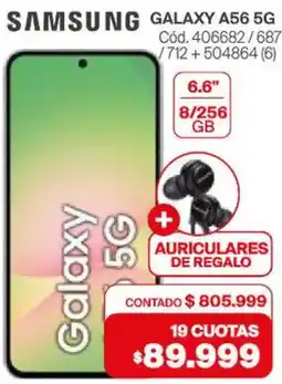 Naldo Lombardi Samsung galaxy A56 5G oferta