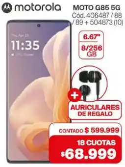 Naldo Lombardi Motorola moto G85 5G oferta