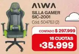 Naldo Lombardi Aiwa silla gamer oferta