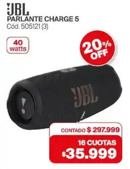 Naldo Lombardi JBL Parlante charge 5 oferta
