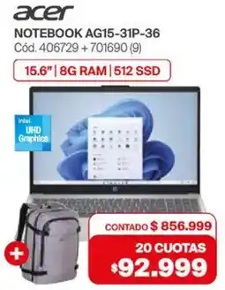 Naldo Lombardi Acer notebook oferta