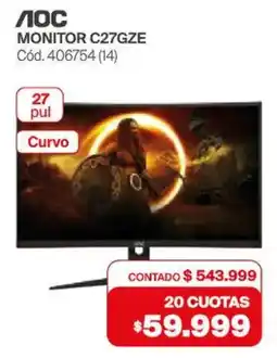Naldo Lombardi Aoc monitor oferta