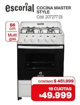 Naldo Lombardi Escorial cocina master style oferta
