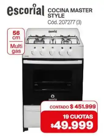 Naldo Lombardi Escorial cocina master style oferta