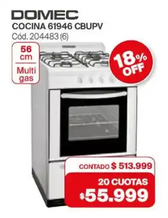 Naldo Lombardi Domec cocina oferta