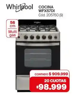 Naldo Lombardi Whirlpool cocina oferta