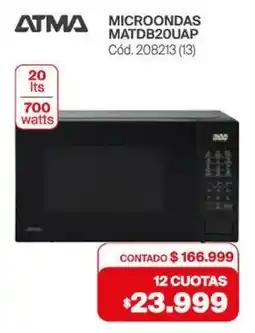Naldo Lombardi ATMA microondas oferta