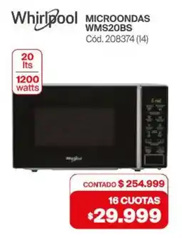 Naldo Lombardi Whirlpool microondas oferta